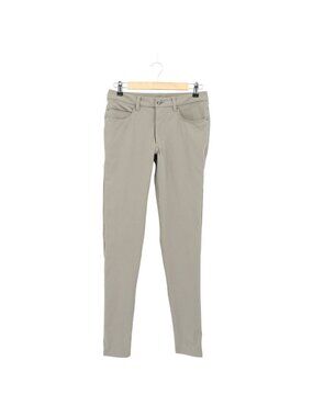 Lululemon ABC Skinny Slim Fit 5 Pocket Warpstreme Taupe Beige Pants 28